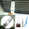 3 Pcs/Set Air Conditioner Condenser Radiator Fin Straighten Comb Cleaning Brush