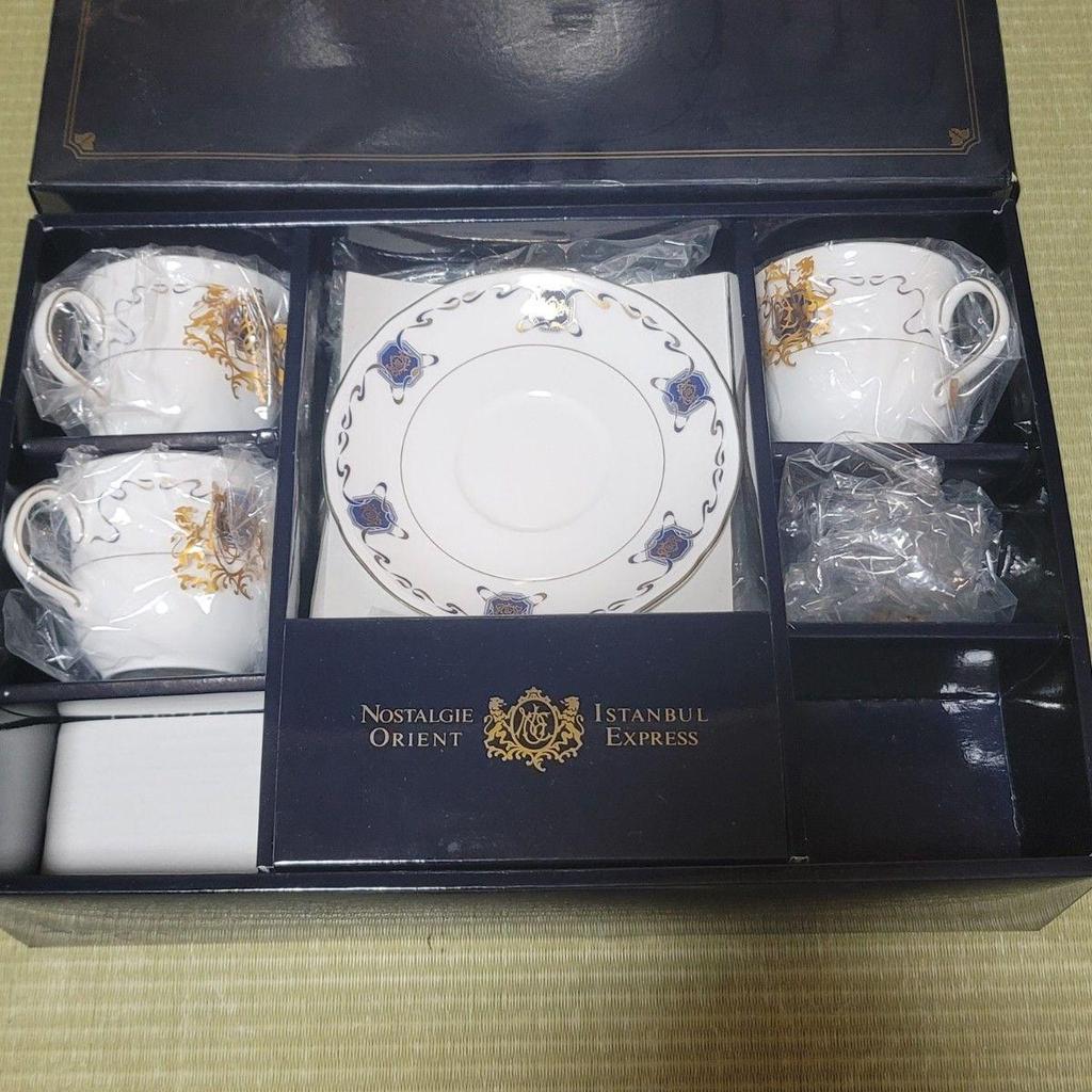 Б/у Бесплатная доставка! Чашка с блюдцем Orient Express ORIENT EXPRESS NOSTALGIE ISTANBUL Керамика Momoyama