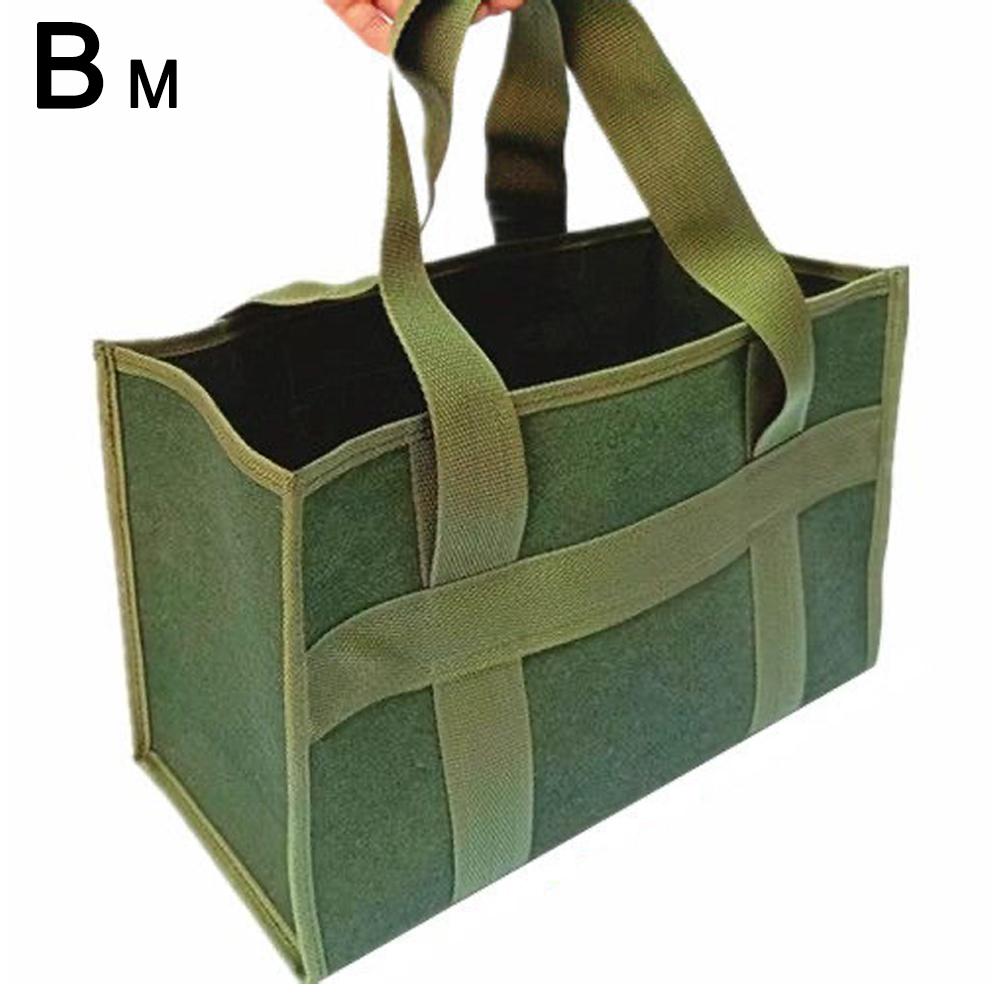 Простая холщовая сумка для инструментов, высокопрочная, для хранения инструментов, для сада, водонепроницаемая, для переезда, для избранных D7G6