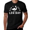 Don'T Skip Leg Day Workout Flamingo Men Women Funny T-Shirt T Shirts for Man Graphic Tees Cotton T Shirt Man T-Shirt