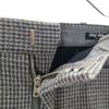 MIUMIU Сделано в Италии Брюки слаксы из смесовой шерсти с узором «гусиная лапка» Женские Б/У