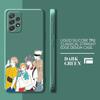 Чехол для телефона Samsung Galaxy A72 A22 A33 A32 A13 A12 A52s A13 A52 A53 A42 A73 Jujutsu Kaisen Yuji Itadori Square Liquid Cover