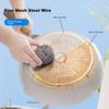 CHAHUA Steel Wool Scrubber, Pack of 10, Pot Cleaning Tool, Stainless Steel Non-Shedding Cleaning Ball, Iron Wire Ball for Washing Dishes And Pots