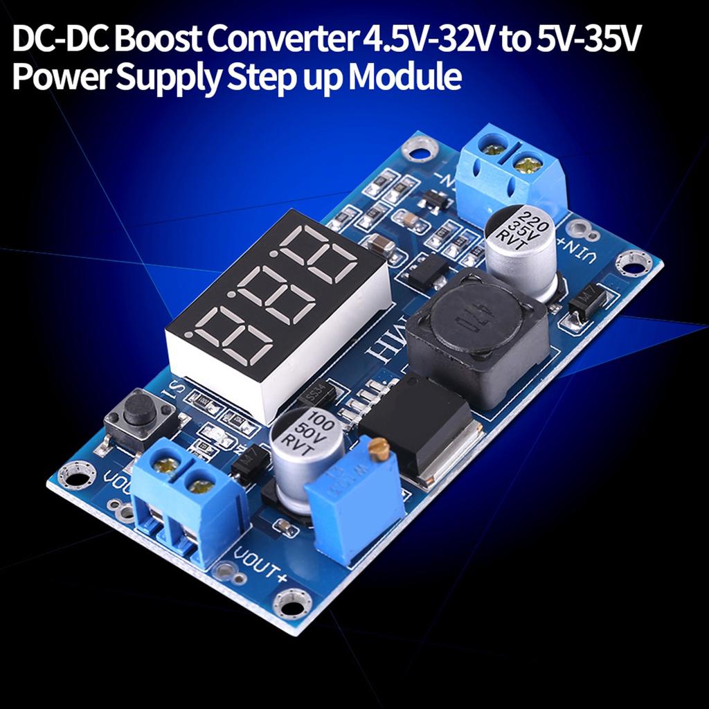 DC DC Boost Converter 4.5V 32V To 5V 35V Power Supply Step Up Module