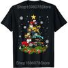 Santa Tractor Farm Truck Farmer Christmas Xmas Driving T Shirts Men Cotton Humor Streetwear Short Sleeve Unisex Loose Clothing