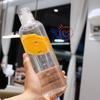 Water bottle creative space plastic cup time drift bottle graduated cup summer sports water cup kettle advertising gift cup