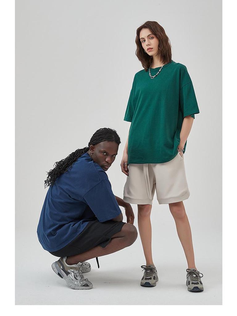 ARTIE Men's 2025 Heavy Washed Distressed Pure Cotton Loose T-shirt