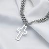 1 шт. Хип-хоп серебристый цвет крест двухслойная цепочка браслет для мужчин женщин браслет