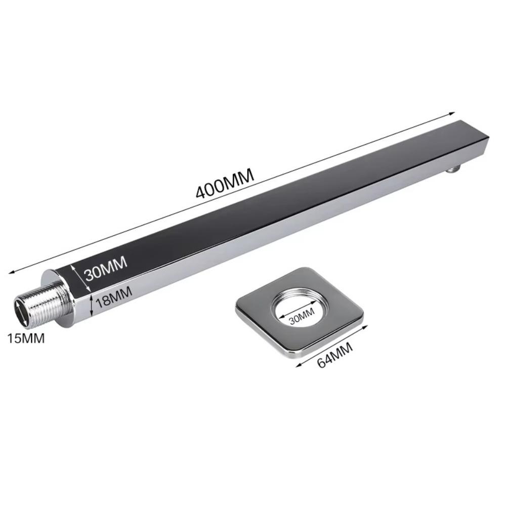 Фиксированный душевой кронштейн 40 см G1/2 Стержни для душевой лейки Прочный адаптер для душевой лейки для ванны Фурнитура для ванной комнаты