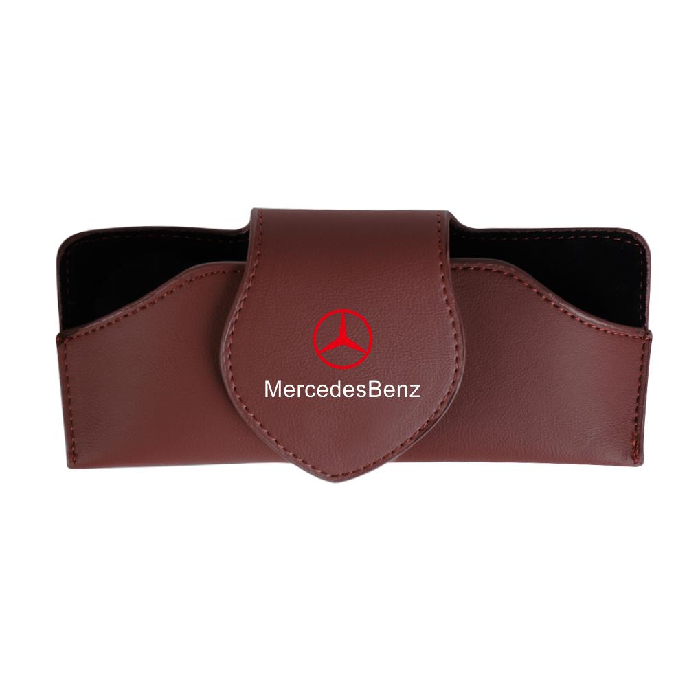 Car Sun Visor Sunglasses Clip Storage Holder Auto Interior Accessories For Mercedes Benz W204 W205 W212 W213 W221 W177 W246 GLA