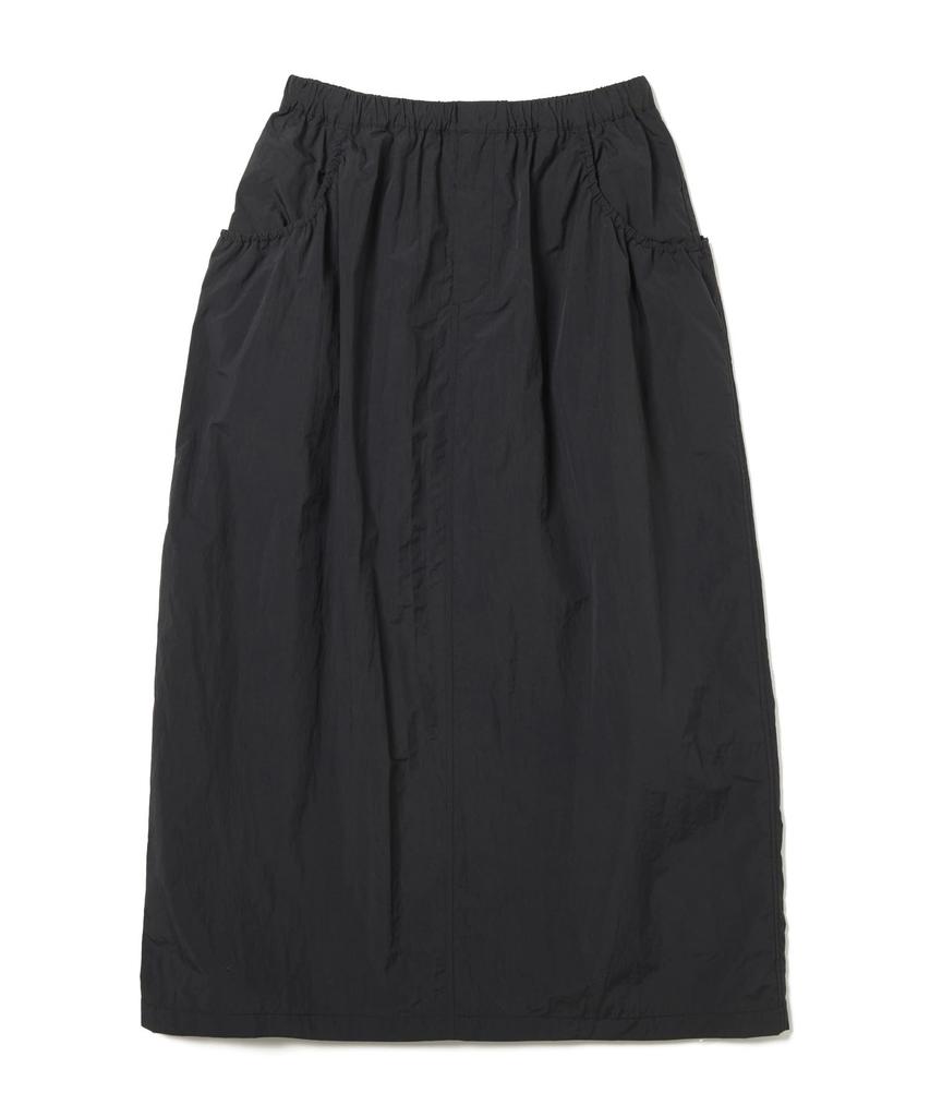 Snow Peak Nylon Tussah Utility Storage Skirt Size 4 SK-25AW001, Women's, Black,