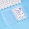 Ins Transparent Plastic Storage Box Photocards Small Card Storage Box Desk Organizer Box Classification Box Stationery