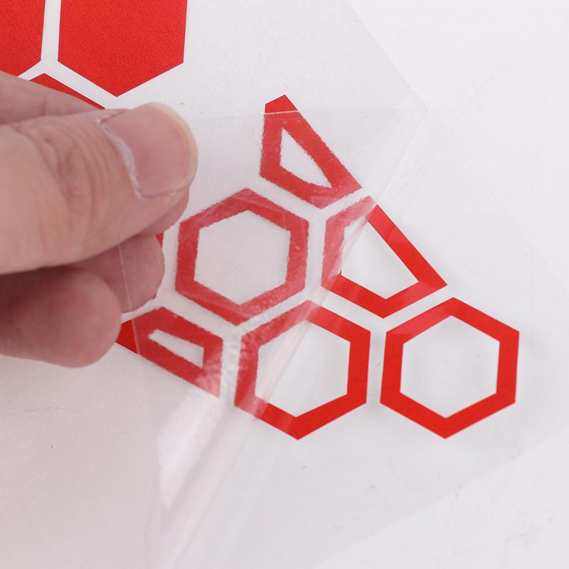 Наклейки в виде сот для мотоциклов, светоотражающие наклейки, многоцветные декоративные наклейки, украшения для бампера мотоцикла, аксессуары