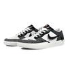 Nike SB Force 58 Cushioning Abrasion Resistant Low top Skateboard Shoes Men's Black White DV5477-012(Team1324-LD)