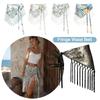Tassels Fringe Waist Belt Embroidery Floral Triangular Belt Triangle Waistband  Dress Jeans Decor