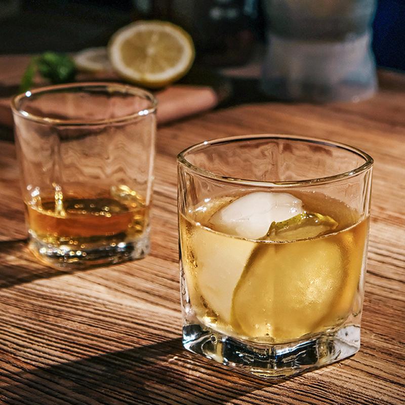 Креативный квадратный стакан прозрачный для холодных напитков малого объема тамблер для кофе со льдом молочного чая чашка для питья бокал для красного вина кофейная чашка