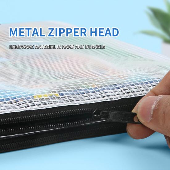 12 шт., водонепроницаемый чехол на молнии, прозрачная прочная многоразовая сумка для хранения файлов для школы, офиса, дома