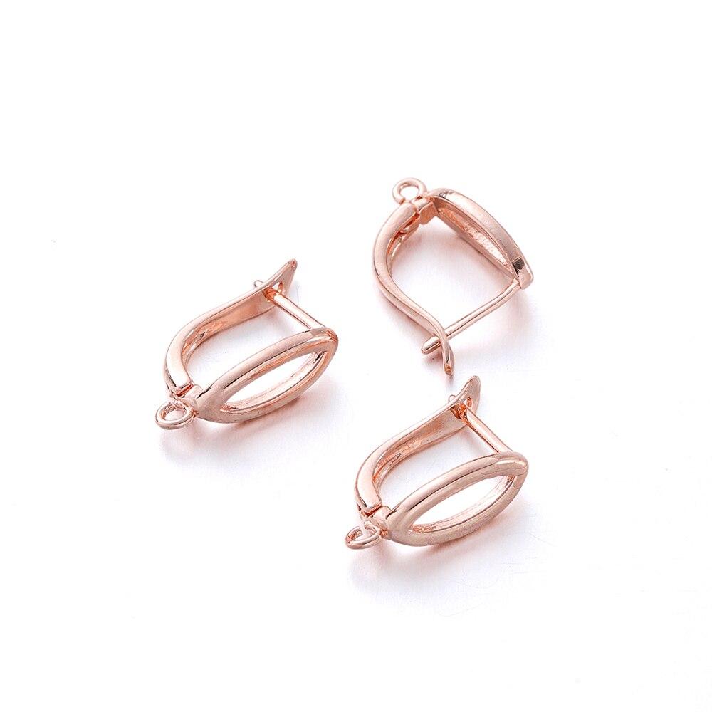 10 шт./лот 19 мм французские крючки для серег с рычагом, проволочные настройки, базовые обручи, фурнитура для сережек для DIY, принадлежности для изготовления ювелирных изделий