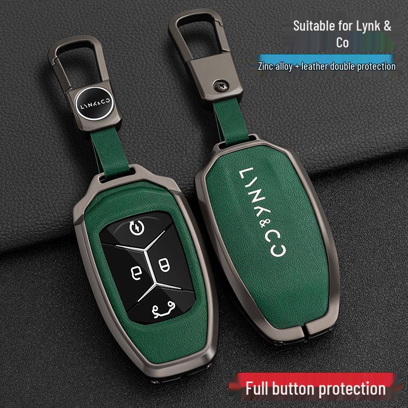 Lynk&Co Car Key Case: Metal Shell for Models 01, 02, 03 - Unisex Key Holder