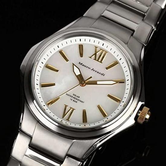 Часы Mauro Jerardi Titanium Solar с циферблатом [Mauro Gerardi] мужские MJ039-3 Index/белый