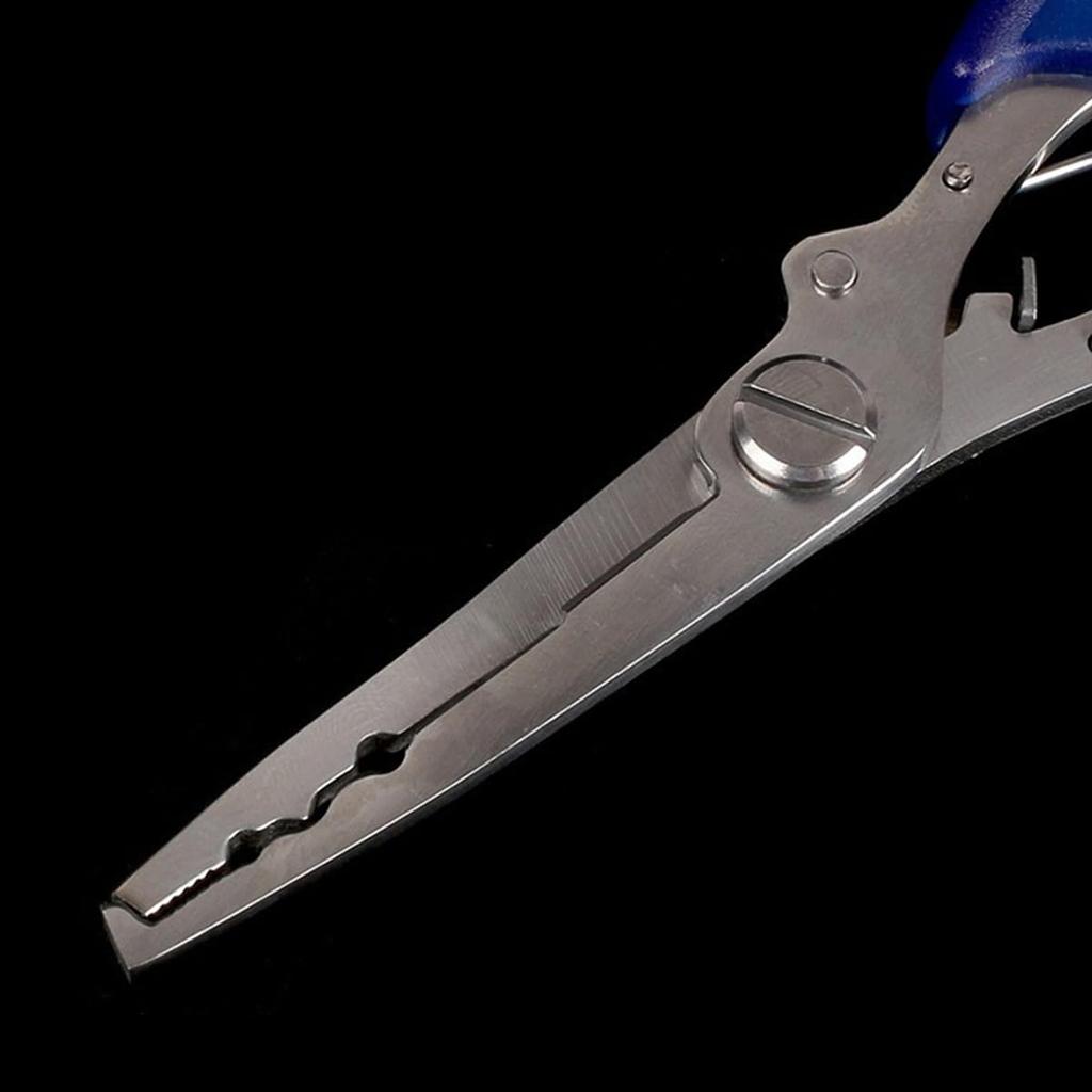 Рыболовные плоскогубцы из нержавеющей стали NUZAMAS Blue Gear изогнутые рыболовные плоскогубцы из нержавеющей стали щипцы для обжима лески рыболовные плоскогубцы из нержавеющей стали ловец рыбы