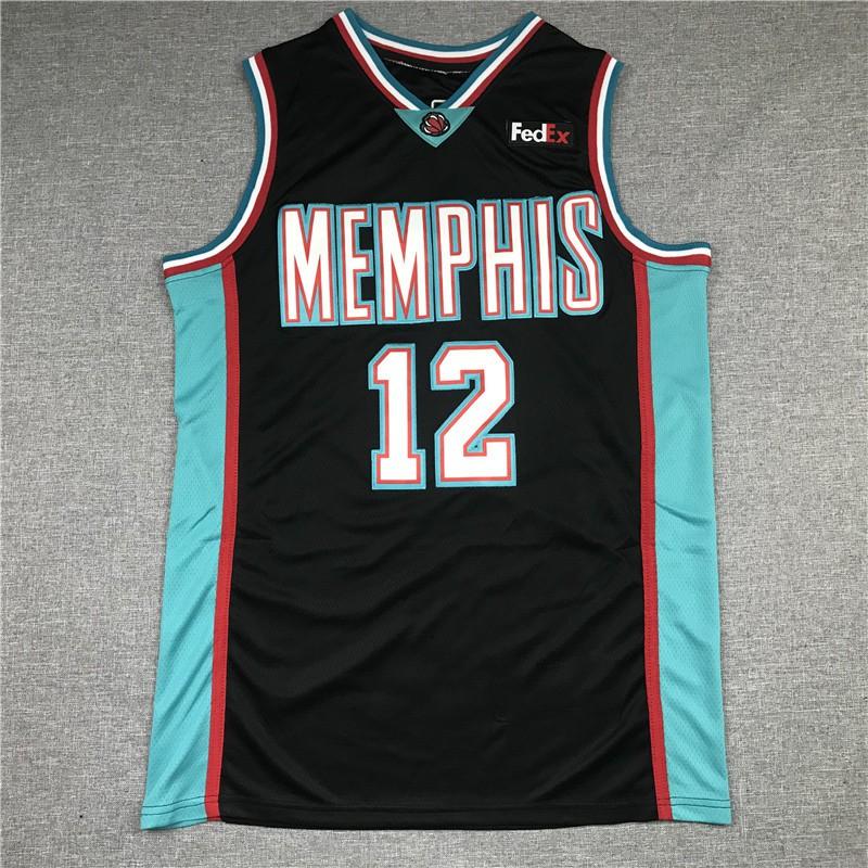 Mens Memphis Grizzlies Ja Morant 12 Retro City Edition Basketball Jersey Sleeveless Cotton Blend Athletic Top