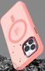 Case Back Cover Magsafe For Apple Iphone 14 Pro Pink Case + Glass