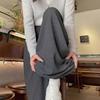Grey Glutinous Rice Wide-leg Pants Children's New Autumn Small Lazy Loose Casual Straight-leg Pants