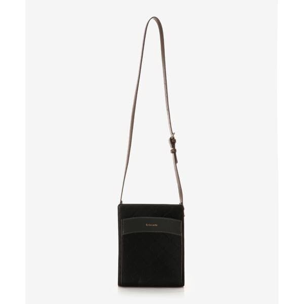 Embossed Monogram Square Shoulder Bag