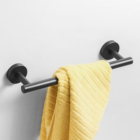 Вешалка для полотенец, набор принадлежностей для ванной комнаты, полированная поверхность, легко моется, устойчив к отпечаткам пальцев, настенный держатель для полотенец и халатов