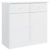 VidaXL Buffet ALTA blanc 77x35x73 cm bois massif de pin 353942