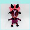 Новая плюшевая игрушка Hazbin Hotel Hell Hotel, мягкая кукла, короткий плюш, животное, мультяшный персонаж, наполнитель из PP хлопка, розовая свинья, ангел Стразерс, клоун