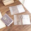 Passport Cover Functional Waterproof Transparent Resealable Clear Passport Protection Travel