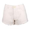 Белые джинсовые мини-шорты Kaylie из 100 % хлопка Женщина