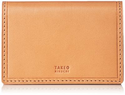 Визитница TK Surface Accessories бежевый [Takeokikuchi] Мужская