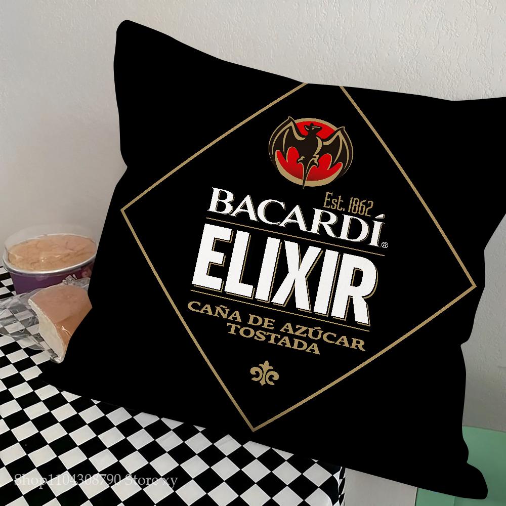 Ликер B-Bacardi-I Наволочка Квадратная Подушка Спальня Диван Досуг Подушка для Комфорта Автомобиль Гостиная Домашний Декор