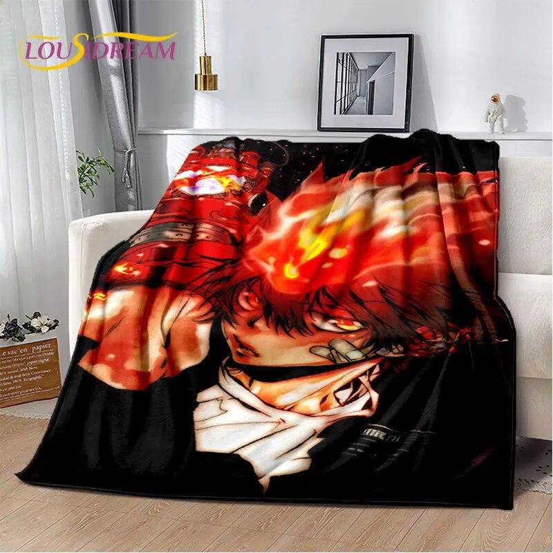Мягкое плюшевое одеяло с героями аниме Hitman Reborn, фланелевое одеяло, одеяло для гостиной, спальни, кровати, дивана, чехол для пикника, детское одеяло