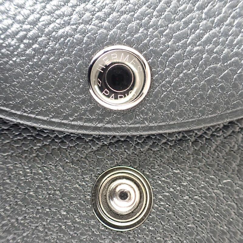 HERMES   Card Case gray/Grimist Mens