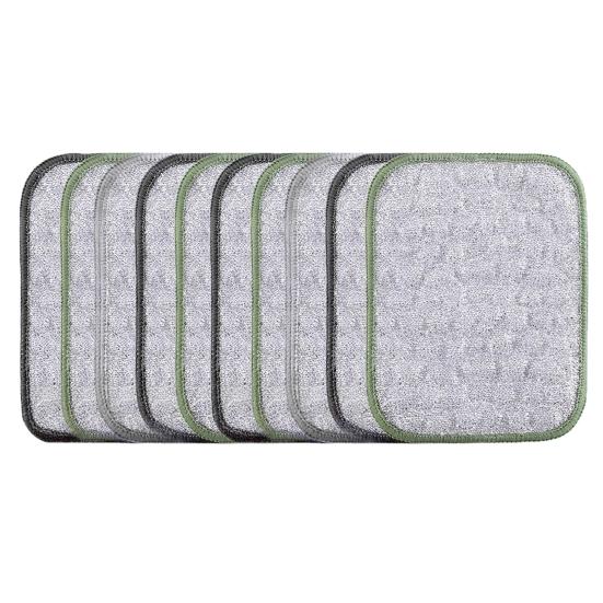 2/3/5/10Pcs Wire Dishwashing Rags Reusable Miracle Cleaning Clothes Non-Scratch Dishcloth Kitchen Residue Removal Clothes