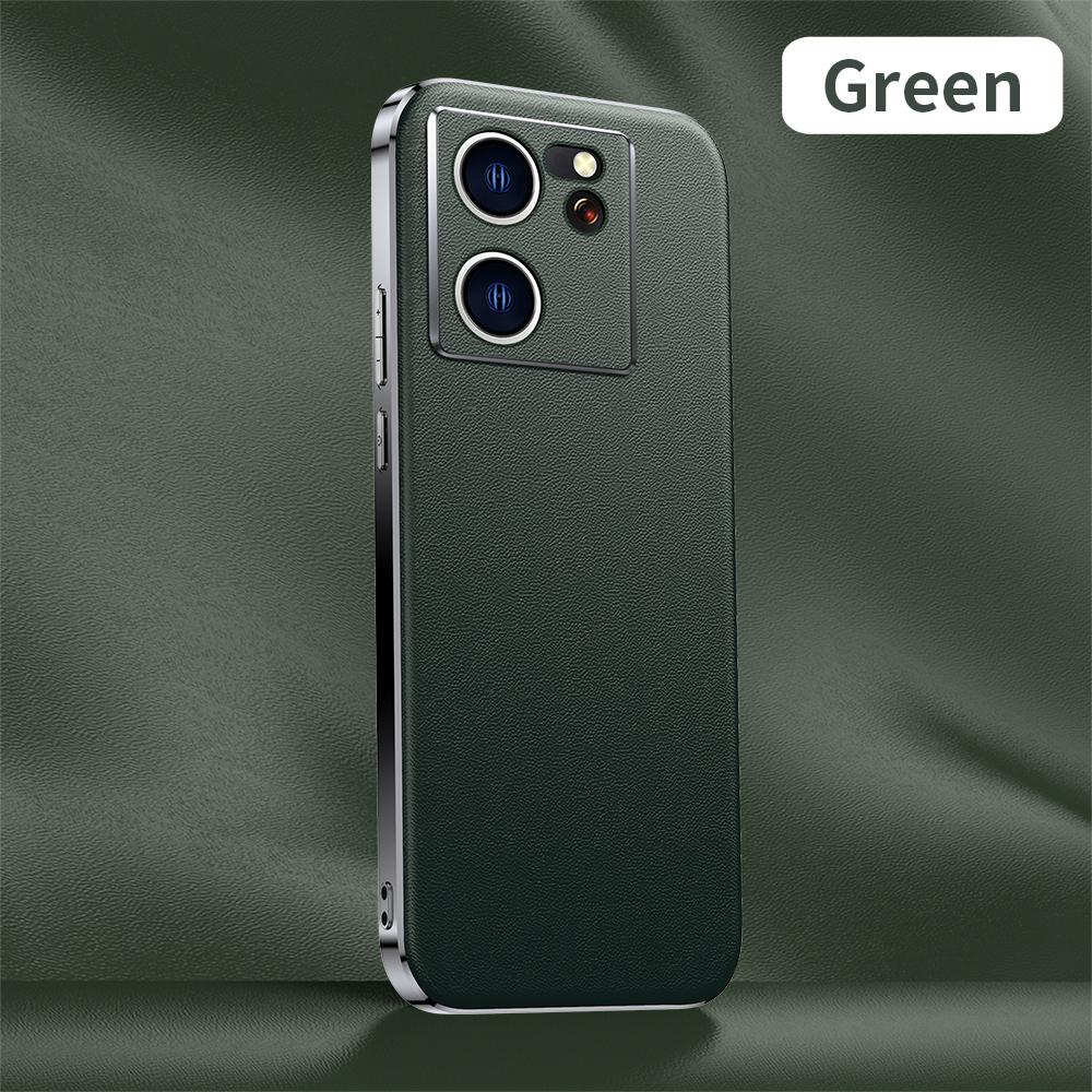 Чехол для телефона из натуральной кожи для Xiaomi Mi 13T 13TPro 14 Pro 13 13Ultra Luxury Plating Full Lens Protection Back Cover