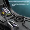 Car USB Chargers Multifunctional Phone Charge Device 18W+15W Quick Charge with 5 Charge Ports