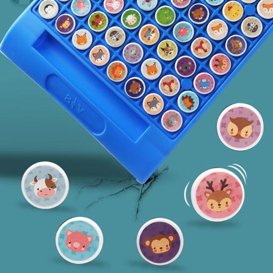 Игра в шахматы «Реверси» для детей, 2 игрока, мультяшные животные, переворачивающие шахматы, игра на сопоставление, тренировка внимания, развивающая память для малышей, игрушка