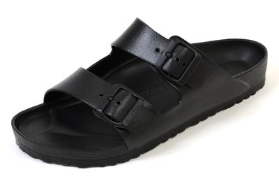 Унисекс сандалии на ремешках Arizona EVA 129423 узкие черные EU36 [BIRKENSTOCK] (23,0 см)