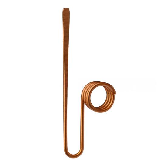 1/2/3Pcs Copper Book Holder Ring Heavy Duty Metal Book Clip Bookmark Ring Lightweight Spiral Wire Book Marker Ring Reading Accessories Book Gifts