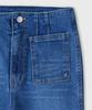 Джинсы Yunse Bootcut с передним карманом (синий)