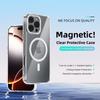 For iPhone 16 Pro Max Case Compatible with MagSafe Anti Scratch Clear TPU PC Phone Back Cover