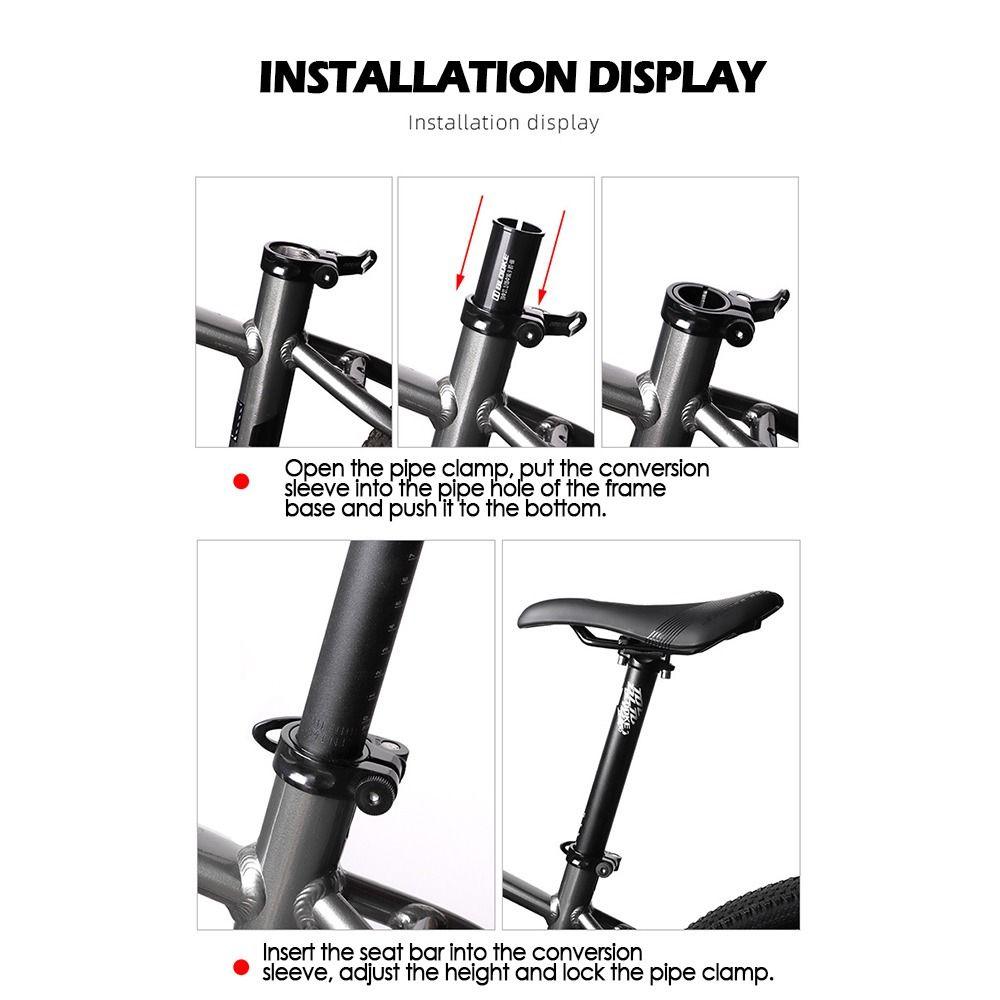Alloy Mountain Bicycle Seat Post Tube Reducing Sleeve Adapter Seatpost Reducer Road Bike Seatposts