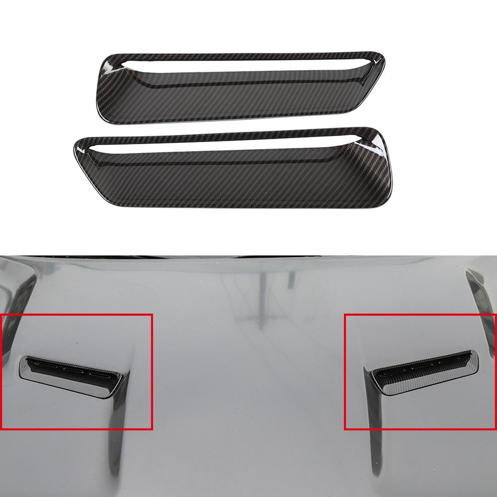 Декоративный передний капот автомобиля из углеродного волокна с вентиляционными отверстиями для Dodge Challenger SE SRT R/T GT SXT 2015-2022, внешнее литье