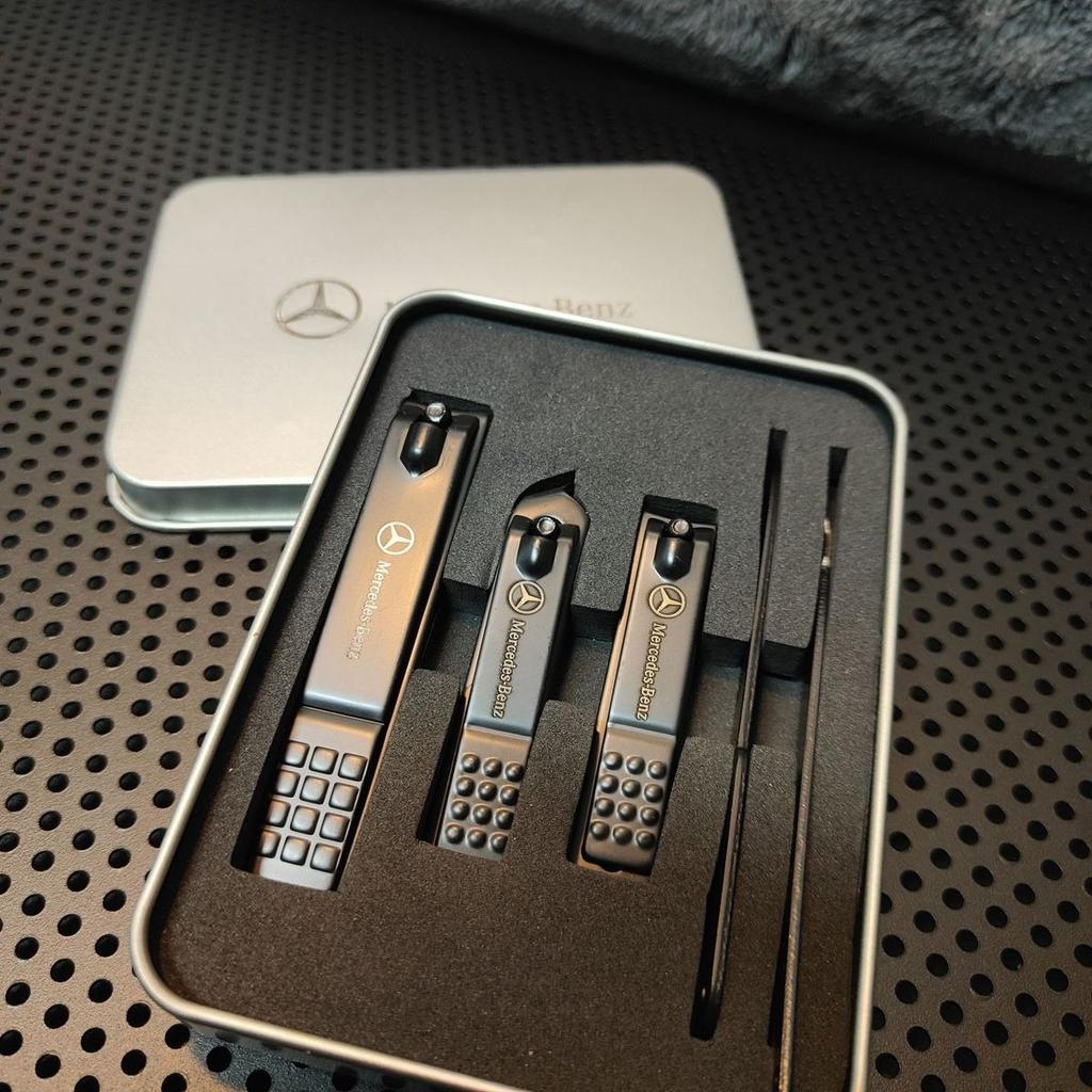 MEA4 Nail Scissors Set Portable Household Nail Clipper For Mercedes Benz GLC W205 W212 W204 W213 W203 W176 W222 W211 W177 W214 X253