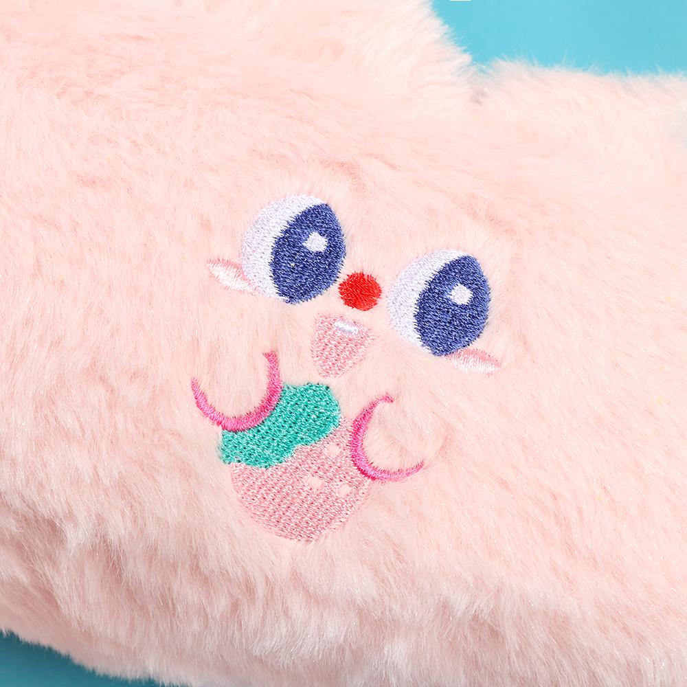 Новая сумка для хранения школьных принадлежностей для девочек, плюшевый пенал, милый пенал большой вместимости